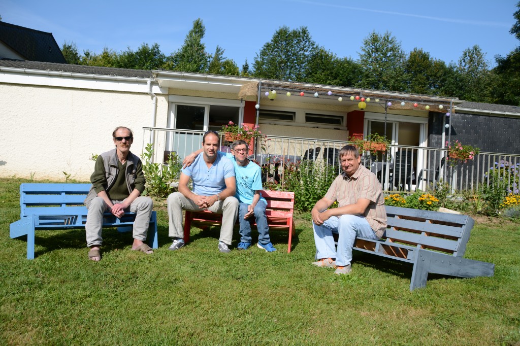 De gauche à droite : Jean-Luc, Bertrand, Didier et Dominique